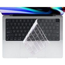 Techmaster MacBook Air M2 13.6inç A2681 Uyumlu Silikon Klavye Koruyucu