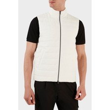 Herno Regular Fit Kuş Tüyü Dolgulu Dik Yaka Şişme Yelek Erkek Yelek PI001005U 17105 1000