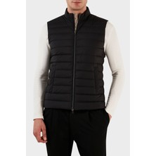 Herno Regular Fit Kuş Tüyü Dolgulu Dik Yaka Yelek Erkek Yelek PI000990U 19288 9300