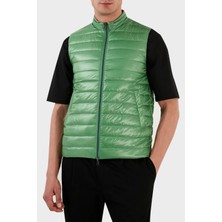 Herno Çift Taraflı Regular Fit Fermuarlı Dik Yaka Şişme Yelek Erkek Yelek PI001008U 12017 7410