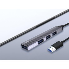 Dm CHB056 USB 3.0 To 4 Portlu 3*usb 2.0 1*usb 3.0 Hub Çoklayıcı 15 cm