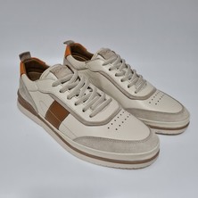 Komcero Bağlı Süet Parçalı Yumuşak Hakiki/gerçek Deri Günlük Sneaker Casual Ayakkabı Y1687-R176