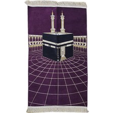 Çağrı Kabe Desenli Şönil Seccade