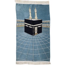 Çağrı Kabe Desenli Şönil Seccade