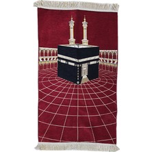 Çağrı Kabe Desenli Şönil Seccade