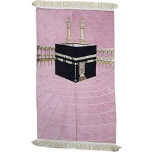 Çağrı Kabe Desenli Şönil Seccade