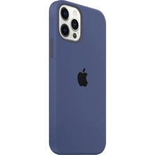 Hkn iPhone 12/12 Pro Lansman Kılıf Logolu Silikon Kılıf