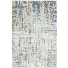 Prato Exclusive Valentino Bej Mavi Modern Bambu Halı 160X230 cm