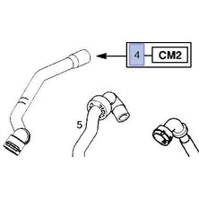 Opel Vectra C Z16XEP Benzinli Motor Kalorifer Su Giriş Hortum Ibraş Marka