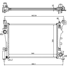 Fiat Fıorıno/qubo - Peugeot Bıpper - Cıtroen Nemo 1.4 08+ 1330T8 mt  540*358*22