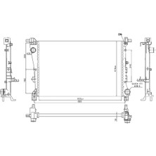 Fiat Egea 1.3/1.4 15+ 52052220 mt  620*388*26