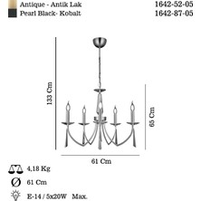 Lucea Ducas 5'li Kobalt Avıze 5XE14