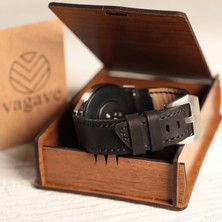 Vagave Huawei Watch Deri Kordon 46mm 22mm Gt2 E Gt2e Gt2pro Gt3 Pro Gt3pro Watch GT4 Gt 2 3 4 Huawei Watch 4 Pro Ultimate Pro Se 2e Elite Siyah Deri Kayış 46 22mm