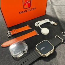 Amax Ultra Watch 8 Ultra 49MM Vidalı Amax Ultra Akıllı Saat