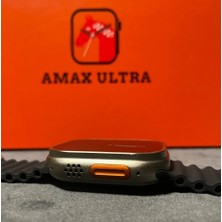 Amax Ultra Watch 8 Ultra 49MM Vidalı Amax Ultra Akıllı Saat