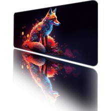 Helixsun Mouse Pad Büyük Boy Gaming Oyuncu Xxl 90X40 cm Bloom-Fox