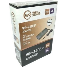 Well Power 24V 5A Ac 110-220V 50-60HZ Plastik Kasa Smps Adaptör