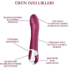 Satisfyer Big Heat Connect App Kontrollü Akıllı Isıtma Ve Güçlü Titreşimli Vibratör