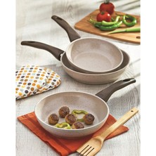 Gülsan Safran Granit 3 Parça Tava Set-87 18-20-22 cm ebat