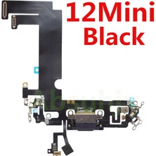 Tkgz Iphone 12 Mini Full Şarj Soketi (Siyah)