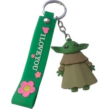 Queen Baby Yoda Anahtarlık ve Çanta Aksesuarı