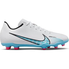 Nike Jr Mercurial Vapor 15 Club Fg/mg Beyaz Çocuk Krampon Dar Kalıp Erkek Kullanıcı İçin Rahat Tasarım