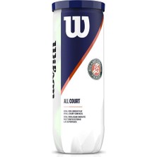 Wilson Roland Garros All Court 3lü Tenis Topu WRT126400