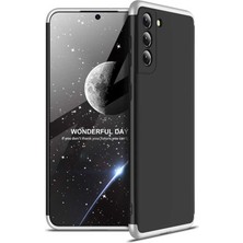 Heptek İletişim Samsung Galaxy S21 Kılıf 360 Tam Koruma Ön ve Arka Sert Mika Kapak Orjinal Ays Gkk Kapak