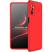 Heptek İletişim Samsung Galaxy M52 Kılıf 360 Tam Koruma Ön ve Arka Sert Mika Kapak Orjinal Ays Gkk Kapak