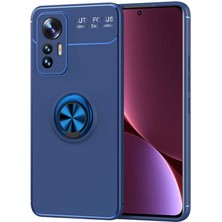 Heptek İletişim Xiaomi Mi 12 Lite Kılıf Kamera Çıkıntılı Renkli Yüzüklü Standlı Mıknatıslı Kapak (Ravel)