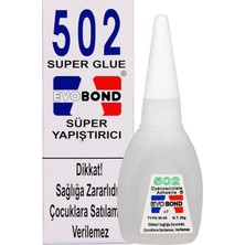 Evobond Evo Bond 502 Super Glue Süper Yapıştırıcı