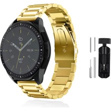 Kip GSM Galaxy Watch (46MM) Uyumlu Kordon Paslanmaz Çelik Kordon Ayarlama Aparatlı
