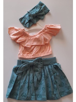 Deco  Kız Bebek Kalp Bsk.band.etekli Tk.