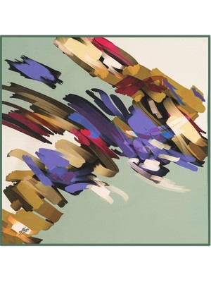 Aker Kadın Polyester Twil Eşarp