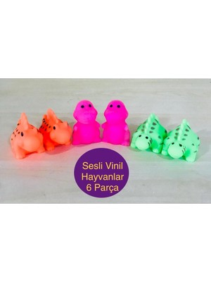 Kayra 6lı Vinil Hayvanlar