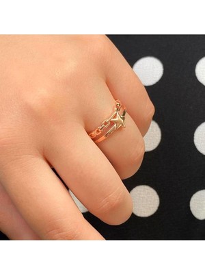 Pier Gümüş Yıldız Gümüş Yüzük