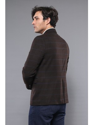 Wessi Ekose Mendilli Slim Fit Ceket  Wessi