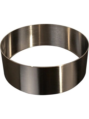 Intime Endüstriyel Mutfak Pasta Çemberi - Argon Kaynaklı Çelik - Çap 14 Cm Yükseklik 15 Cm 556465564655