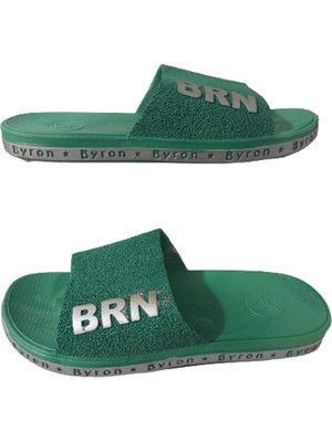 Byron Brn B050-10 Erkek Haki Kaymaz Taban Deniz Plaj Havuz Günlük Yürüyüş Terlik