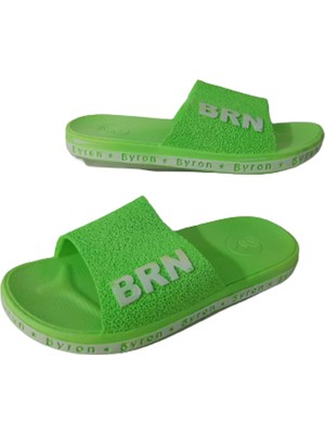 Byron B050-10 Kadın Fıstık Yeşil Kaymaz Taban Deniz Plaj Havuz Günlük Yürüyüş Terlik