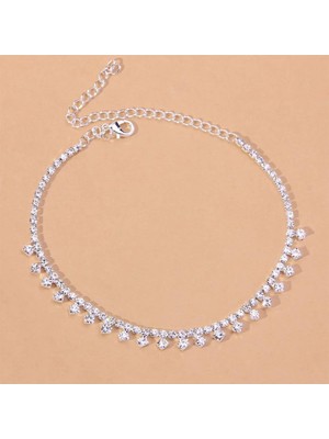 Bahels Trend Kristal Taşlı Rhinestone Halhal