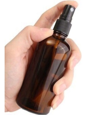 Paradise 100 Ml Siyah Sprey Başlıklı Amber Cam Şişe 6 Adet
