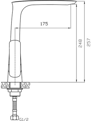 Newarc 121531 Newarc Slim Evye Bataryası Krom