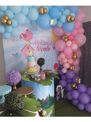 Eğlence Marketi Makaron Balon Krom Balon Zinciri