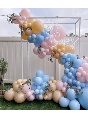 Eğlence Marketi Soft Pastel Balon Renkleri Balon Zincir