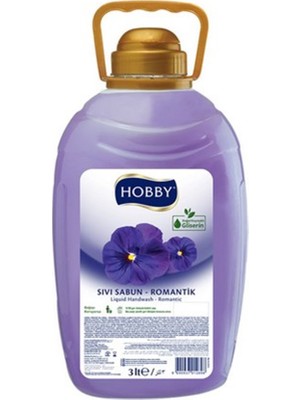 Hobby Sıvı Sabun Romantik Gül Kokulu 3000 ml Glycerin İçeren Yumuşak Formül