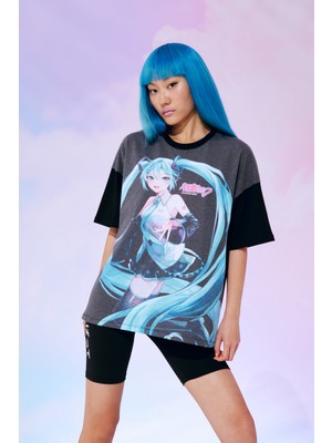 Penti Hatsune Miku Oversize Tişört-anime Koleksiyonu