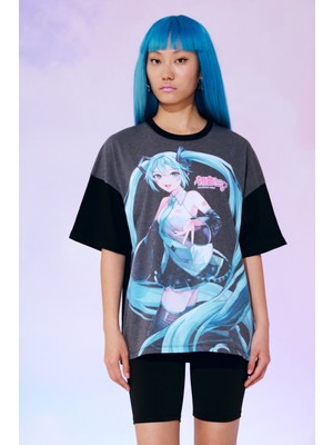 Penti Hatsune Miku Oversize Tişört-anime Koleksiyonu