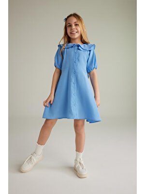 DeFacto Kız Çocuk Regular Fit Modal Elbise Z5919A623SM