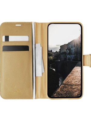 Canpay Apple iPhone 12 Kılıf Case, Suni Deri, Kartlık Cüzdan Bölmeli Mıknatıslı Kapatma Kopçalı Standlı Kapaklı Kılıf